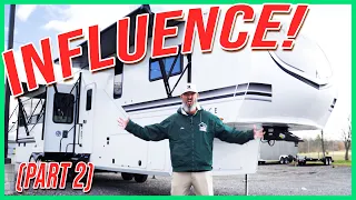 Great Kitchen! 2024 Grand Design Influence 3803GK Fifth Wheel Trailer Tour | Beckley's RVs