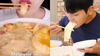 Creamy Tteokbokki Mukbang Compilation