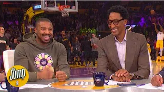 It's a Michael Jordan-Scottie Pippen reunion! (Michael B. Jordan, that is) | The Jump