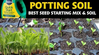Potting Mix : How To Make The Best Seed Starting Mix and Potting Soil & Fertilizing Seedlings