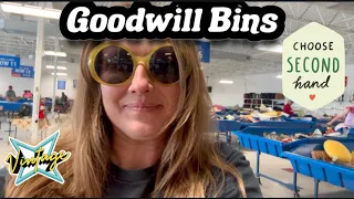 Goodwill Bins | Thrift With Me | Shopping For Vintage to Resell