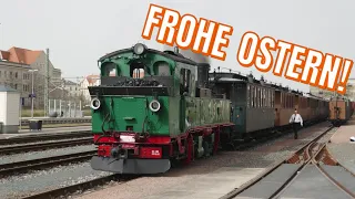 Oster-Dampf auf der Lößnitzgrundbahn | Traditionszug + Regelzug | 30.3.2024