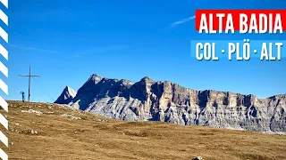 Col Plö Alt peak in Alta Badia, our homepeak in the Dolomites