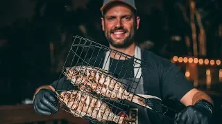 How to Grill Fish - Whole Yellow Tail - 10min weeknight Recipe