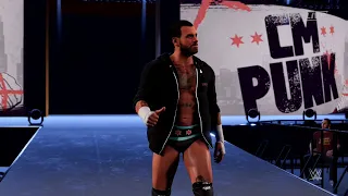 WWE2K22 CM PUNK '22 ENTRANCE W/TITANTRON (NO MODS)