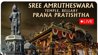 LIVE: Sree Amrutheswara Temple, Bellary - The Prana Prathishta of Phantom Quartz Siva Lingam