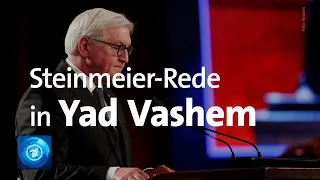 Bundespräsident Steinmeier spricht in Yad Vashem