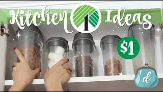 💚 DOLLAR TREE Kitchen Cabinet Makeover! 💚