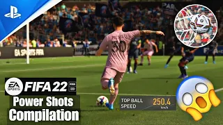 [CRAZY]😱🤯 FIFA 22 INSANE Best POWER SHOT Compilation...