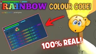 RAINBOW COLOUR CODE REVEALED || COLOUR YOUR NAME IN RAINBOW IN CHICKEN GUN V3.0.04|Чикен Ган V3.0.0