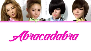 Abracadabra (아브라카다브라) - Brown Eyed Girls (브라운 아이드 걸스) COLOR-CODED LYRICS [HAN/ROM/ENG]