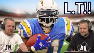 Will British Guys be Impressed by LaDainian Tomlinson? (FIRST TIME REACTION)