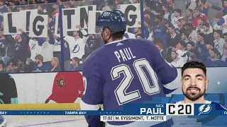 🔴NHL 24 Carolina Hurricanes vs Tampa Bay Lightning Full Game Simulation PS5 4K