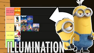 TIERLIST dos filmes da ILLUMINATION (a que fez os Minions e Meu Malvado Favorito)