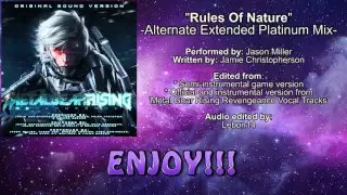 Jason Miller - Rules Of Nature (Alternate Extended Platinum Mix) [Metal Gear Rising: Revengeance]