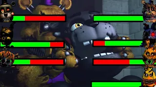 [SFM FNaF] Salvaged vs Demented With Healthbars!