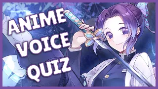 Anime Voice Quiz 30 characters (super easy-super hard)