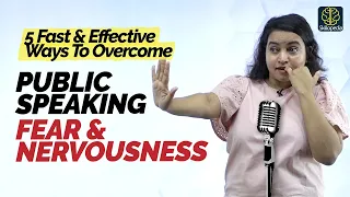 Public Speaking Tips 🎤 - 5 Fast & Effective Ways To Overcome Stage Fear& Nervousness | Skillopedia