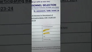 MY IBPS PO Final Result(Got PNB)🥳🥳🥳 #ibpsrrb #ibpspo #ibps #sbipo