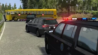 Police Motorcade Attacks 4 | BeamNG.drive