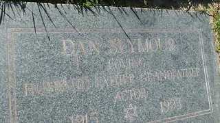 Actor Dan Seymour Grave Hillside Memorial Park Culver City Los Angeles California USA April 18, 2024