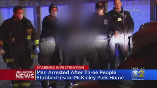 Man Arrested After 3 People Are Stabbed In McKinley Park Home