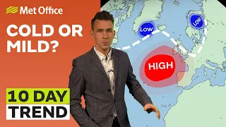 10 Day Trend 25/01/2023 – Back to average? - Met Office Weather Forecast