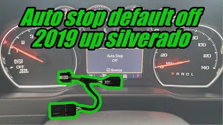 Autostop eliminator install (21 Chevy Silverado)