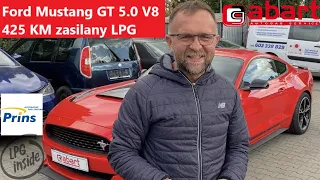 425 koni w Fordzie Mustangu GT 5.0 V8 zasilanych LPG po montażu instalacji gazowej w @AbartAutoGazSerwis