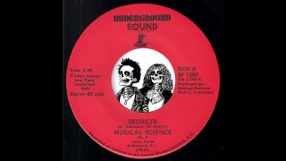 Musical Science - Secrets [Underground Sound] 1983 Obscure Hard Rock 45