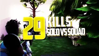 29 KILLS SOLO SQUAD WORLD RECORD ON AN IPAD? FORTNITE MOBILE