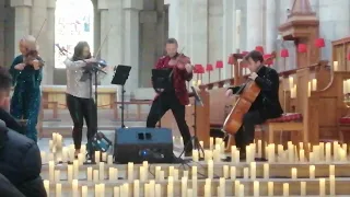ARCO STRING QUARTET   'Candlelight event'... Music of Coldplay St Anne's Cathedral