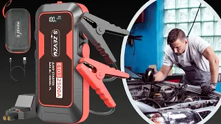 Unleash Your Car's Potential with S ZEVZO ET03 Car Jump Starter | Never Get Stranded Again!