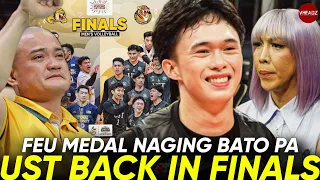 NU-UST FINALS REMATCH! FEU Coach SUMUGOD, MAMON LUTO MOMENTS! UST HISTORIC RUN! NO DLSU sa FINALS!