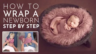 Learn How To Wrap A Newborn Baby - Step By Step Instructions.