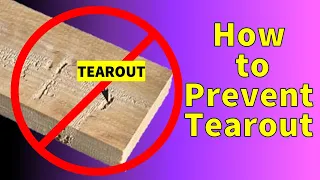 Hand Planing Wood - How to Prevent Tear Out