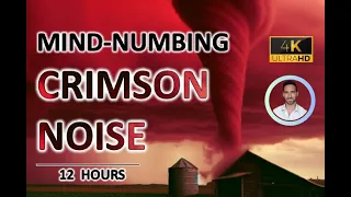 Mind-numbing Crimson Noise | 12 Hours | BLACK SCREEN | Study, Sleep, Tinnitus Relief and Focus