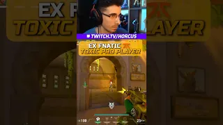 PRO Player de FNATIC tóxico reaccionando así cuando le ganas 💀 Valorant funny moments 2023 salseos