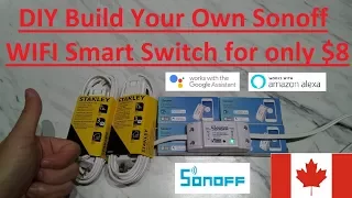 Review + How to Build & Setup 4K: Itead Sonoff Smart WIFI DIY Switch (Amazon Alexa + Google Home)