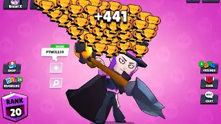 MORTIS NONSTOP to 500 TROPHIES! Brawl Stars