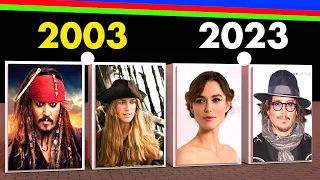 Pirates of the Caribbean ( 2003 vs 2023 ) Cast Then and Now