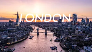London from above: 3 Hours of Beautiful Aerial Drone Stock Footage in 4K