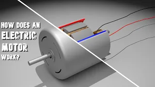 How Does an Electric Motor Works? (3D Animation)