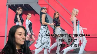 Secret number- Who dis? | REACTION! [ENG SUBS]
