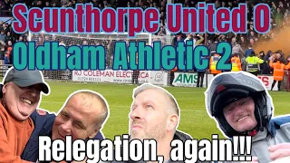 Scunthorpe United 0-2 Oldham Athletic