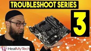 Troubleshoot A Motherboard - Pt 3  Dead PC Or Computer Turning On But No Display On Monitor