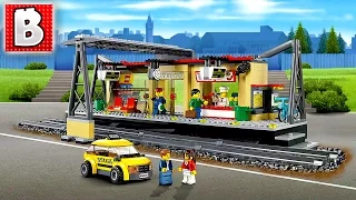 Lego Train Station Addition to our Lego City Set 60050 | Unbox Build Time Lapse Review