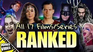 Every DCEU Movie & Show RANKED! WORST TO BEST!