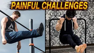 Trying To Do The Most Painful Challenges | انجام دردناک ترین چالش های ورزشی