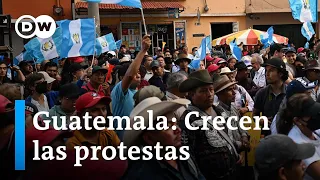 Manifestantes piden la renuncia del fiscal general en Guatemala